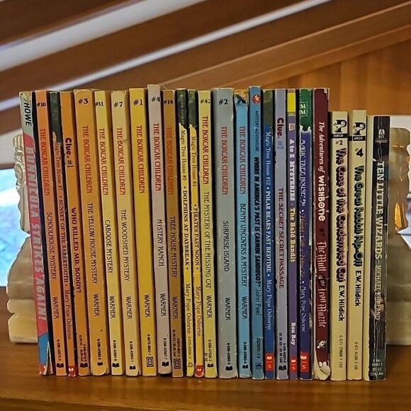 The Boxcar Children Chapter Books Clue Mysteries Magic Tree House Lot of 24 Ppbk